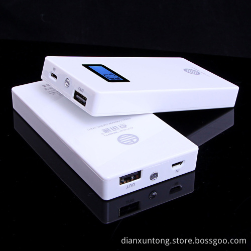Super Thin 5500mAh Li Polymer Mobile Power Bank with LCD Display